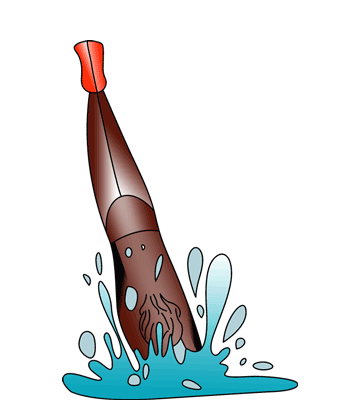 Dangerous Diving Attempt Coloring Pages